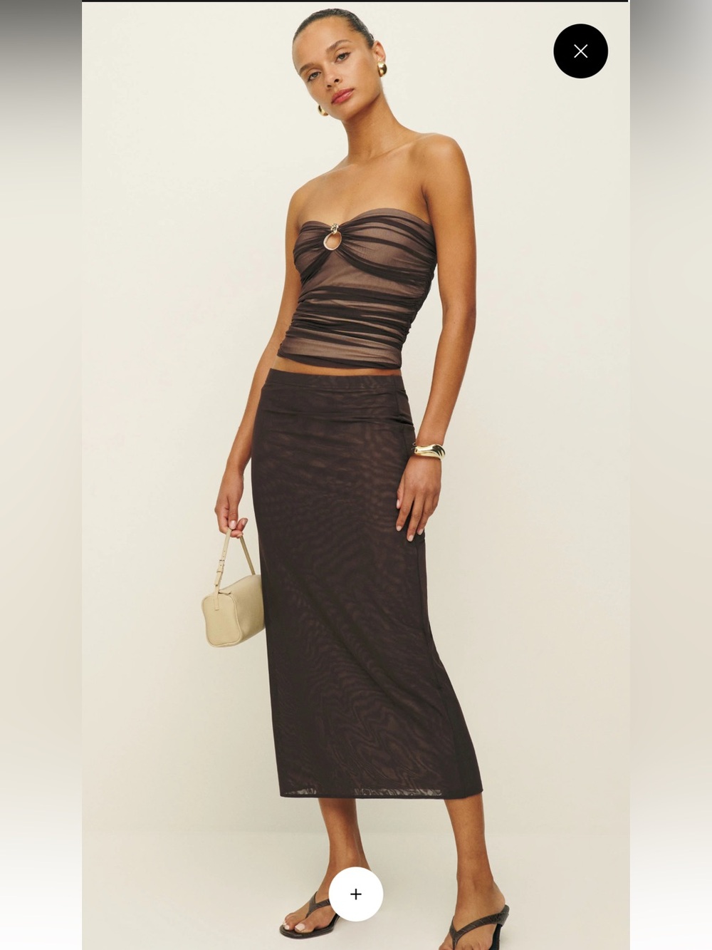 Reformation Iris Knit Skirt